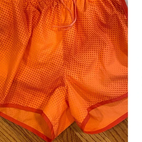 Nike Dri-FIT Brief Lined Orange Running Athletic Cross Fit Fitness Shorts Size S - Picture 4 of 7